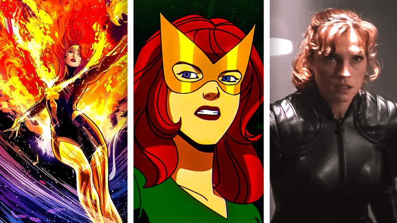 Jean Grey in Marvel Comics, Jean Grey in 'X-Men '97,' Famke Janssen as Jean Grey in X-Men movies.
