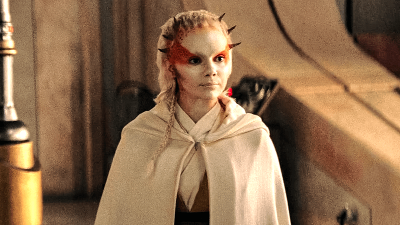 Dafne Keen as Jecki Lon in The Acolyte.