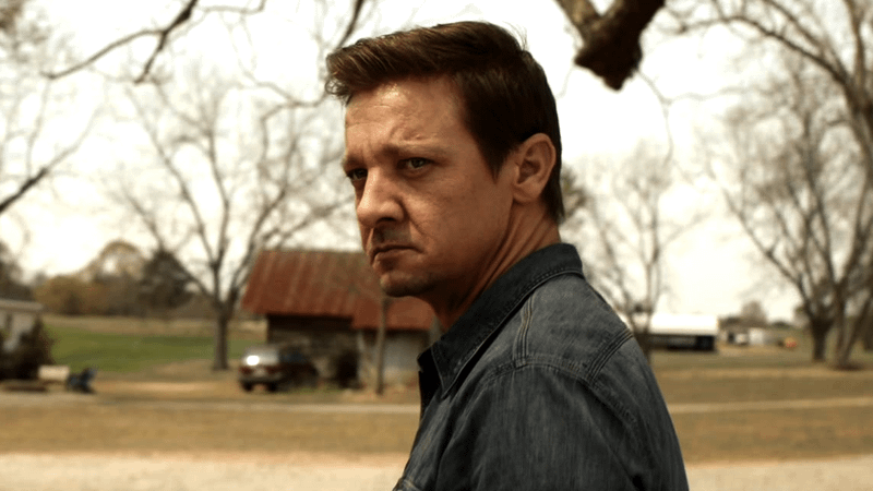 Jeremy Renner as Hawkeye in Avengers: Endgame.