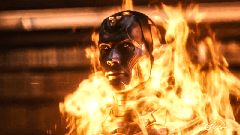 Jim Hammond the original Human Torch in VisionQuest.