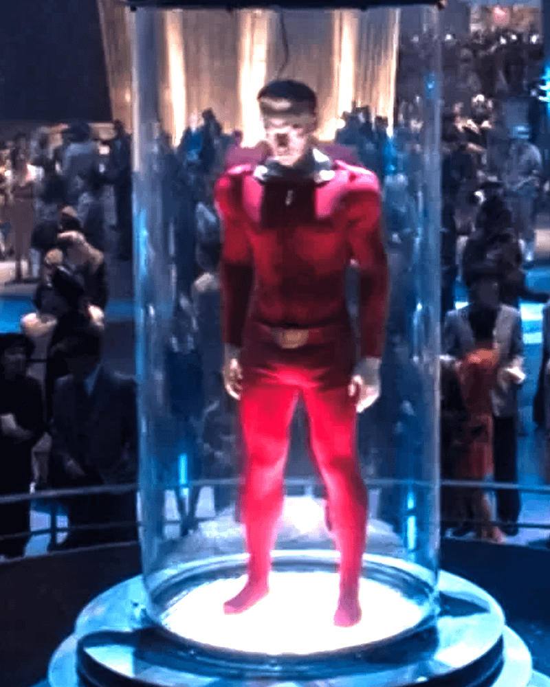Human Torch exhibit Easter Egg from 'Captain America: The First Avenger.'