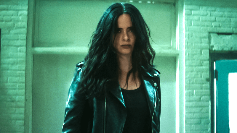 Krysten Ritter as Jessica Jones.