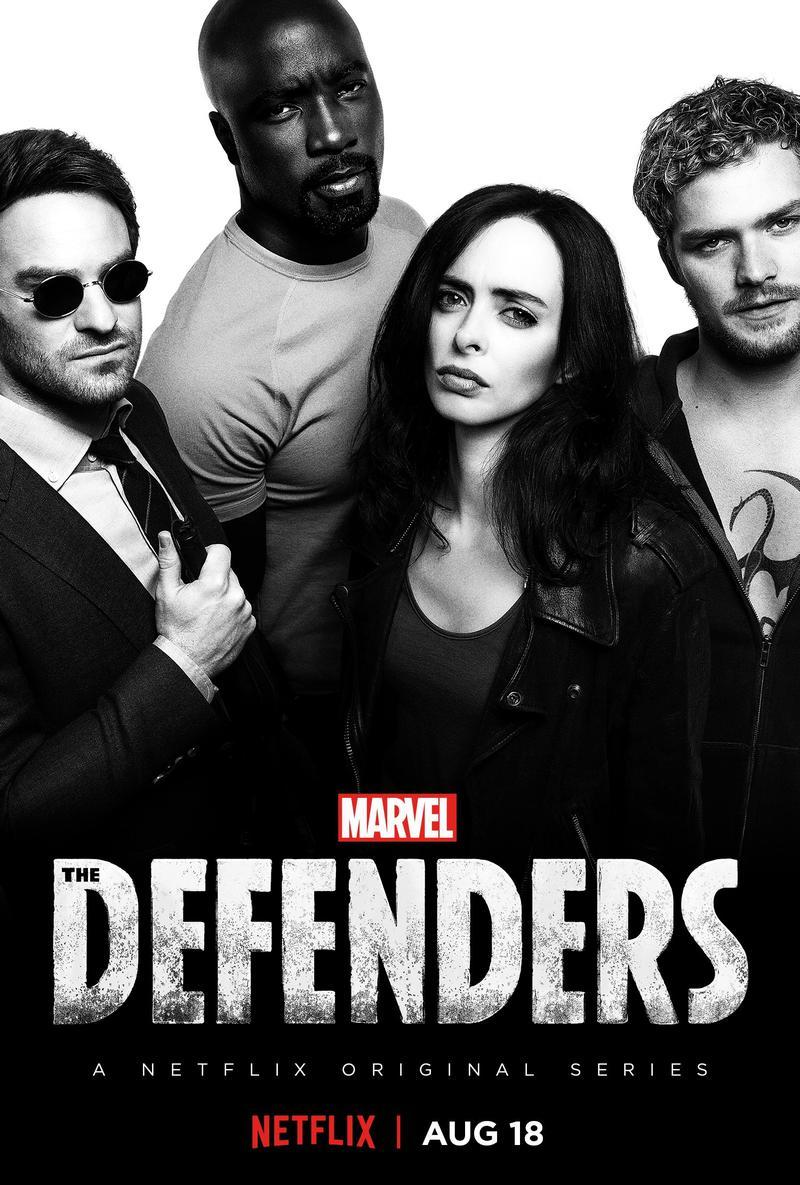 Marvel's Defenders poster from the Netflix era.