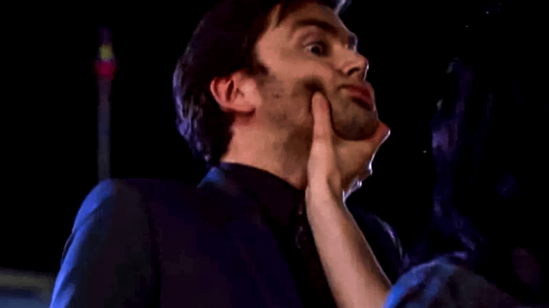 Jessica Jones resisting Kilgrave's mind control.