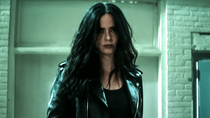 Krysten Ritter as Jessica Jones in 'Jessica Jones' series.