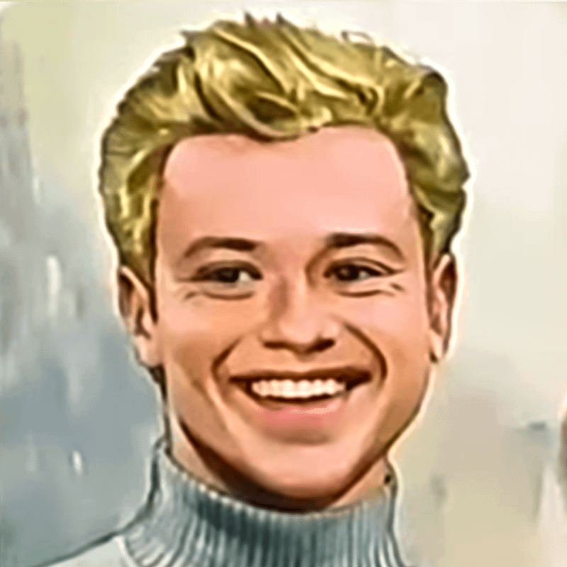 Johnny Storm concept art from The Fantastic Four.
