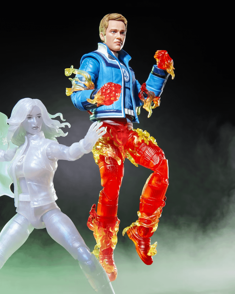 Johnny Storm using his Human Torch powers.