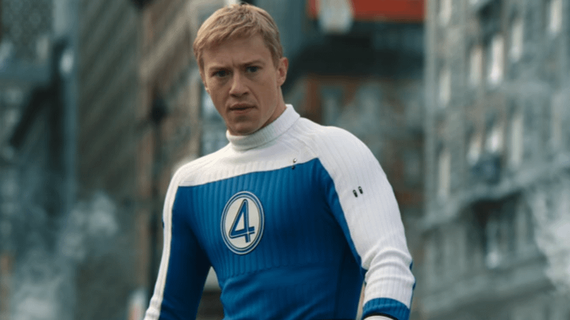 Joseph Quinn in Human Torch suit in Fantastic Four First Steps