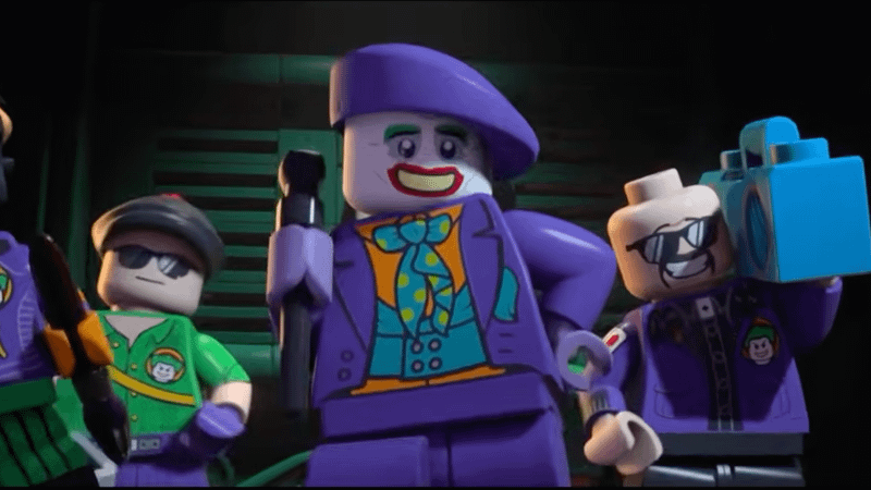 Jack Nicholson Joker in LEGO batman legacy of the Dark Knight.