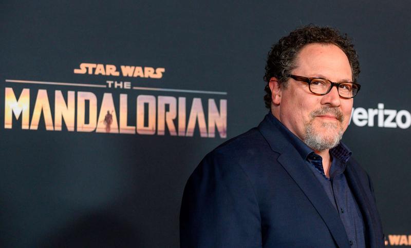 Jon Favreau on The Mandalorian red carpet.