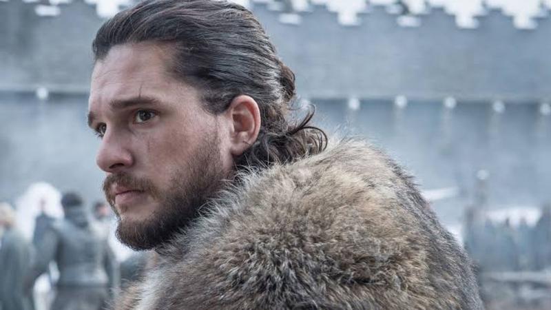Jon Snow looking stern in Game of Thrones.