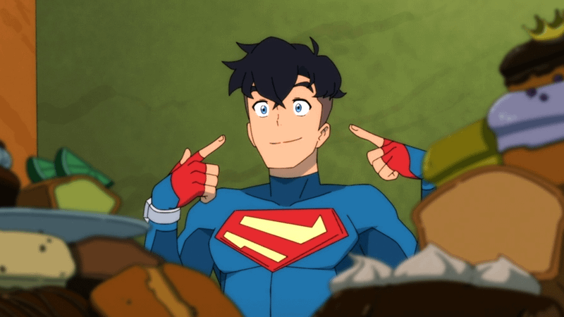 Jon Kent's Superbly in My Adventures with Superman Season 3.