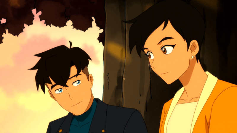 Superboy & Lois Lane in My Adventures with Superman Season 3.