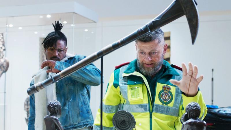 Killmonger and Klaue, Black Panther Axe