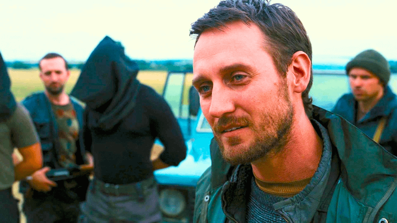 Josh Stewart as Barsad in The Dark Knight Rises.