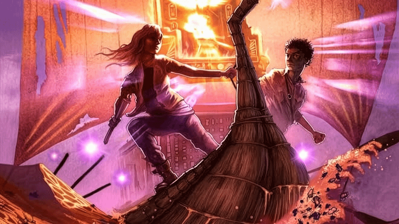 The third novel in The Kane Chronicles, The Throne of Fire