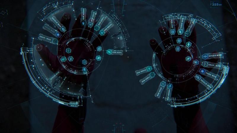 Karen's interface in Spider-Man: Homecoming.