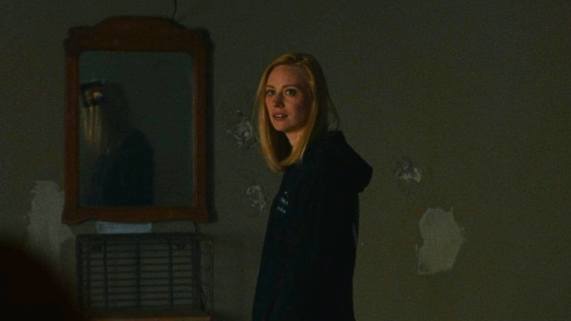 Deborah Ann Woll as Karen Page in The Punisher: One Last Kill.