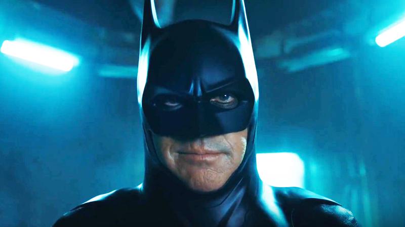 Michael Keaton as Batman, The Flash