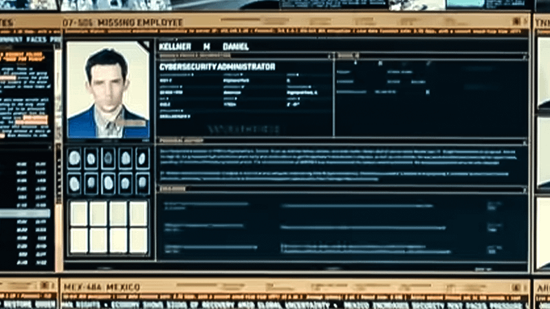 The computer image of Josh O'Connor having gone missing.