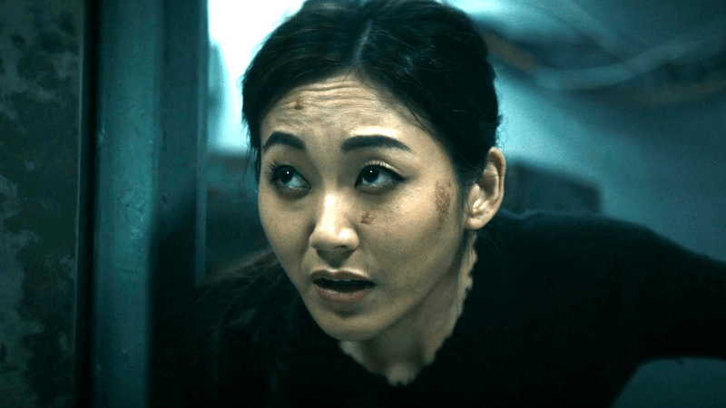 Karen Fukuhara as Kimiko in Fort Harmony chamber The Boys.