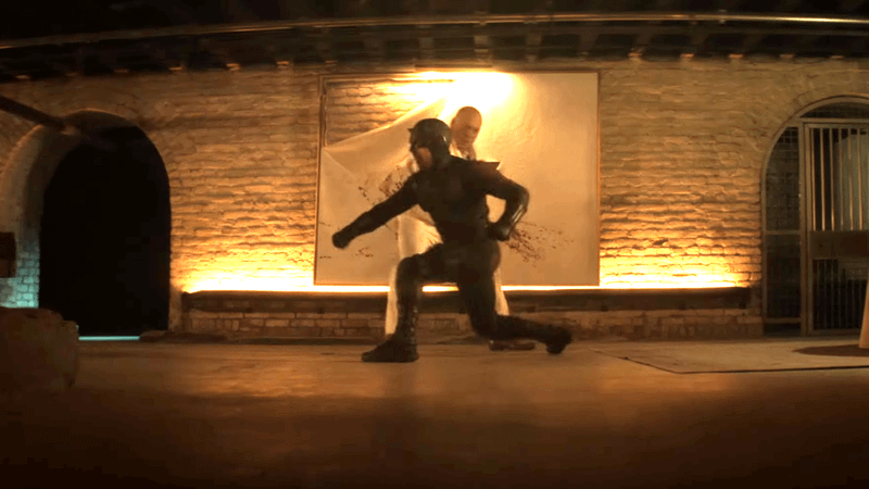 Daredevil Fisk fight in Daredevil: Born Again Season 2.