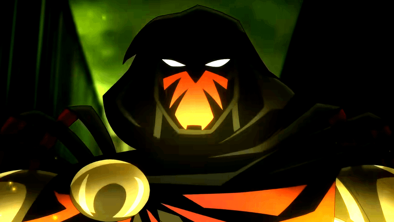 Azrael in Batman Knightfall Part 1.
