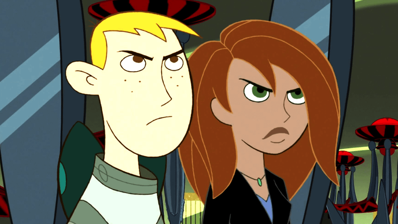 Kim Possible & Ron Stoppable in Kim Possible.