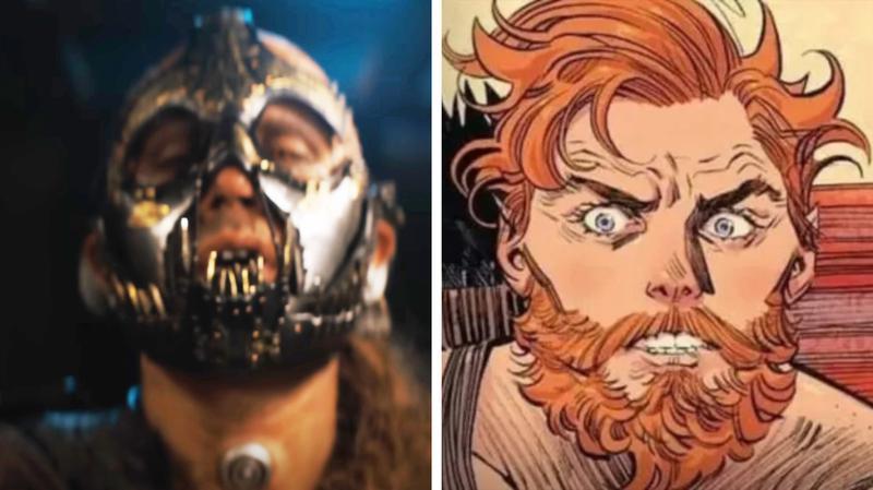 Krem in DC Studios Supergirl alongside Krem from DC Comics.