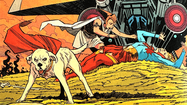 Krypto in Supergirl comic