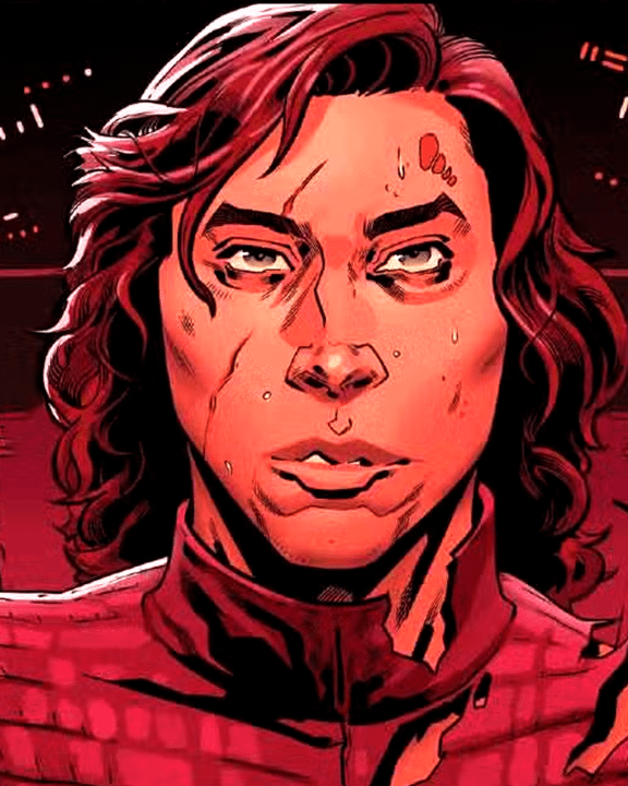 A panel from The Fall of Kylo Ren Issue 1.