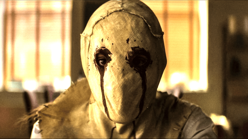 Heather Glenn puts on the Muse mask on in Daredevil: Born Again.