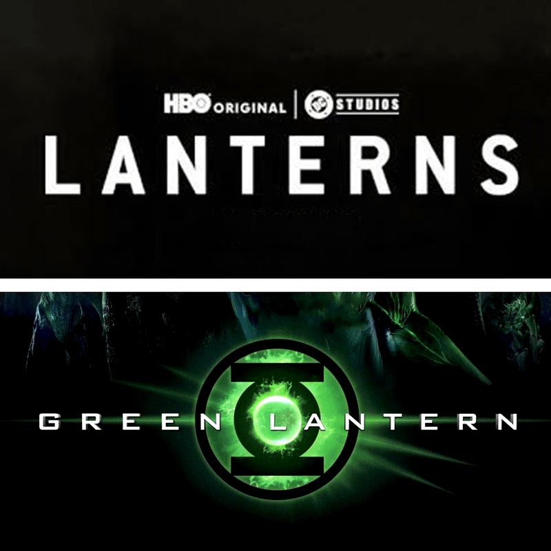 Lanterns text logo, Green Lantern text logo