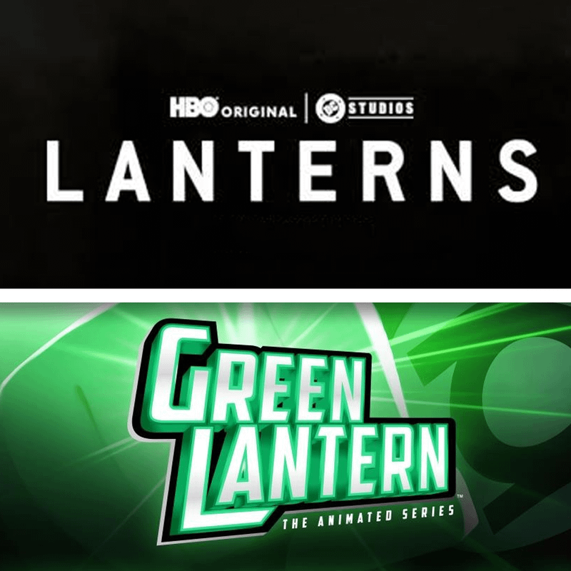 Lanterns text logo, Green Lantern: The Animated Series logo