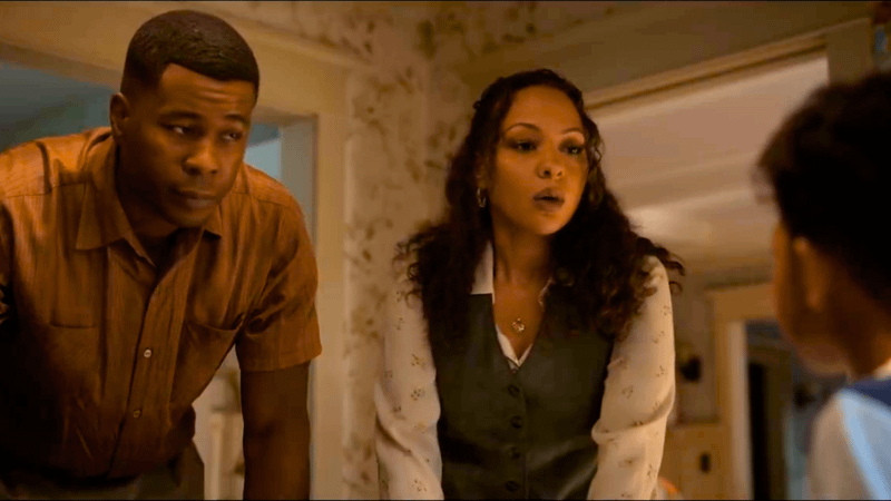 John Stewart's mother and father in Lanterns Episode 3.