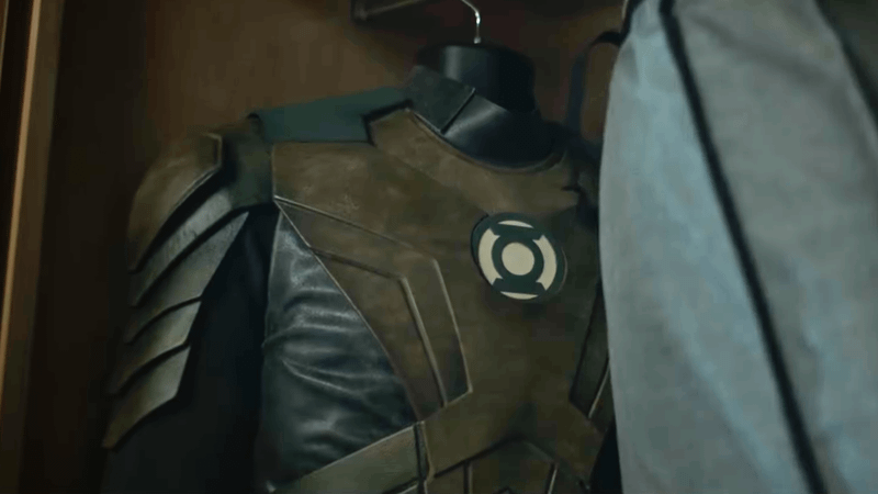 Hal Jordan's Green Lantern suit in Lanterns.