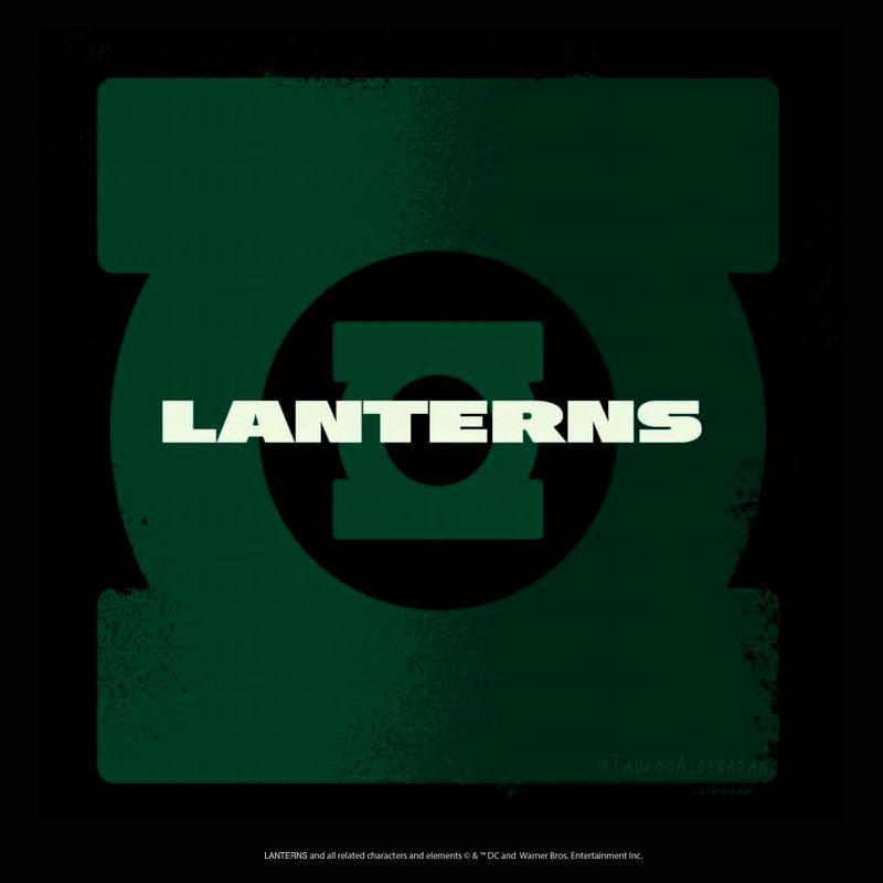 DC Studios new Lanterns poster featuring the Green Lantern logo.