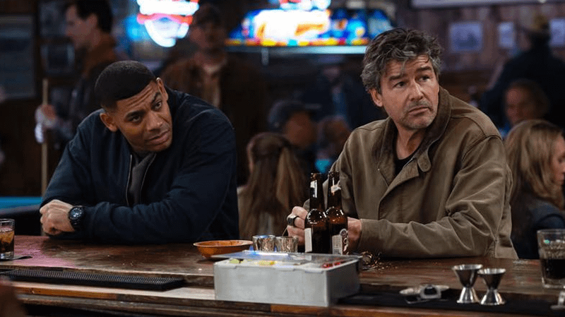 John and Hal in a bar in Lanterns series.
