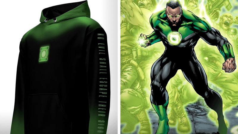 Green Lantern suit from DC Comics.