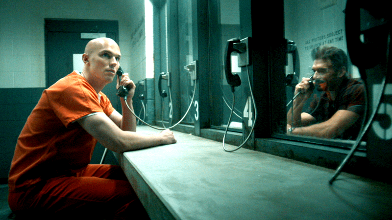 Nicholas Hoult as Lex Luthor as Frank Grillo as Rick Flag Sr. in Peacemaker Season 2