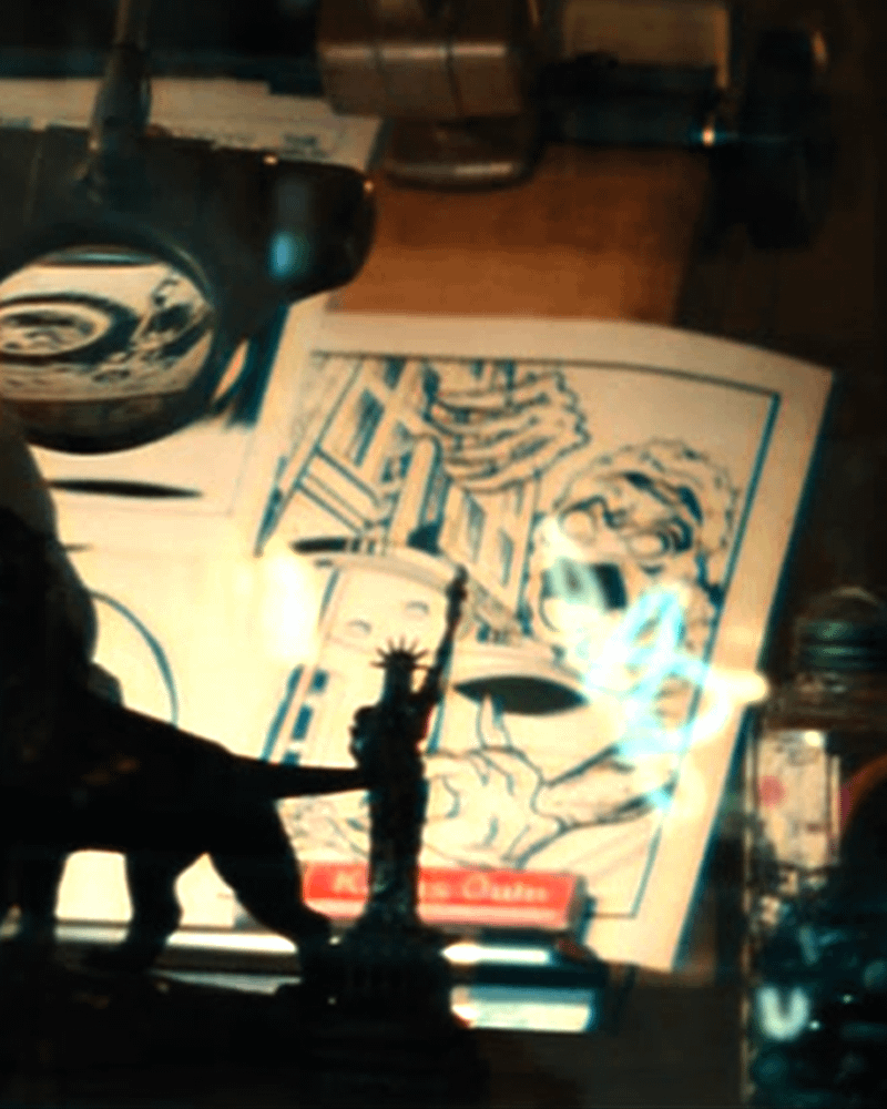 Fantastic Four comic artwork in The Fantastic Four First Steps