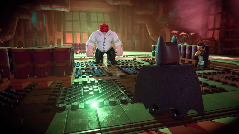 Batman vs thug in LEGO Batman Legacy of the Dark Knight