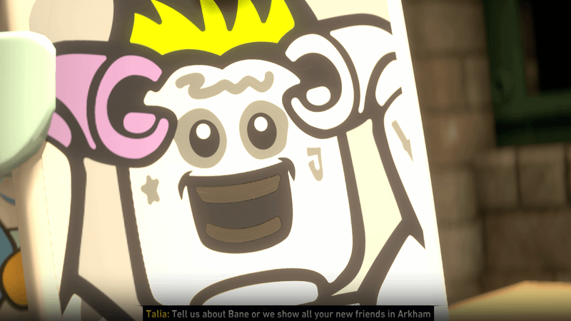 Jared Leto Joker joke in LEGO Batman: Legacy of the Dark Knight.