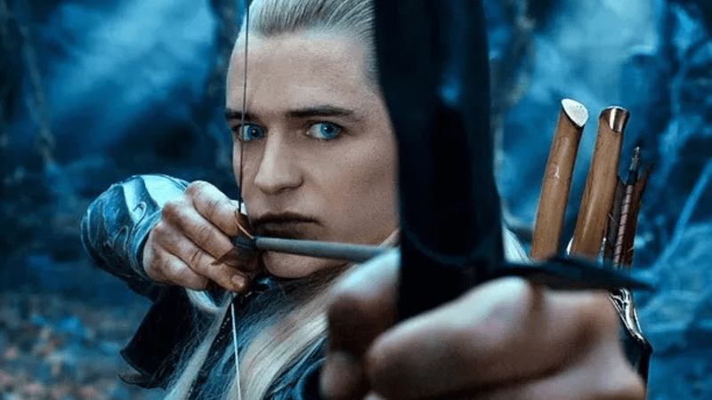 Orlando Bloom as Legolas.