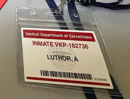 VanKull Department of Corrections prisoner pass.