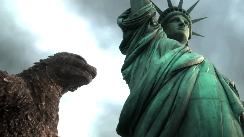 Godzilla in the US in Godzilla Minus One.