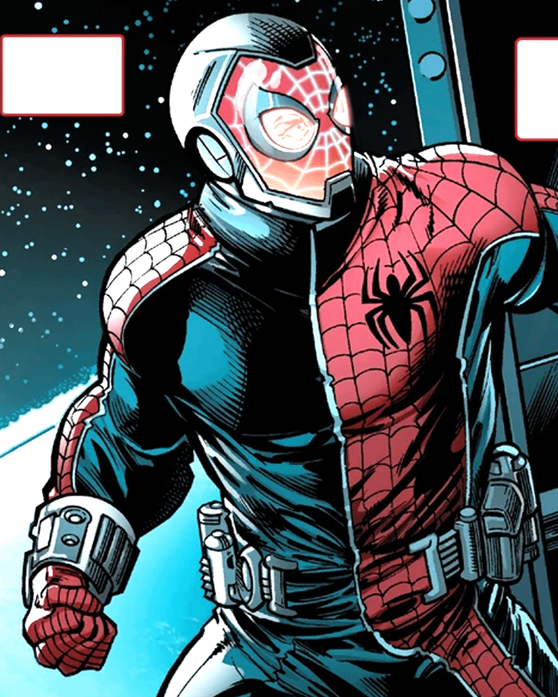 Life Story Spider-Man suit from Marvel Comics.