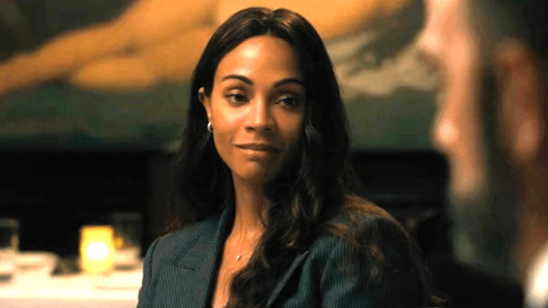 Zoe Saldaña as Joe in Lioness.