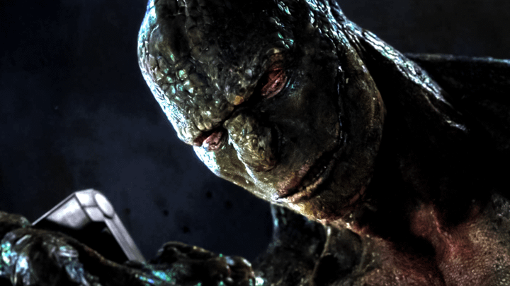 Rhys Ifans' the Lizard in The Amazing Spider-Man.