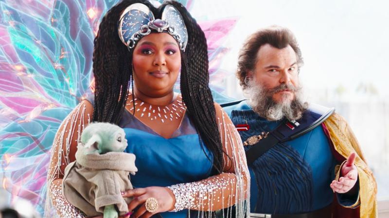 Lizzo, Jack Black, Grogu, Mandalorian